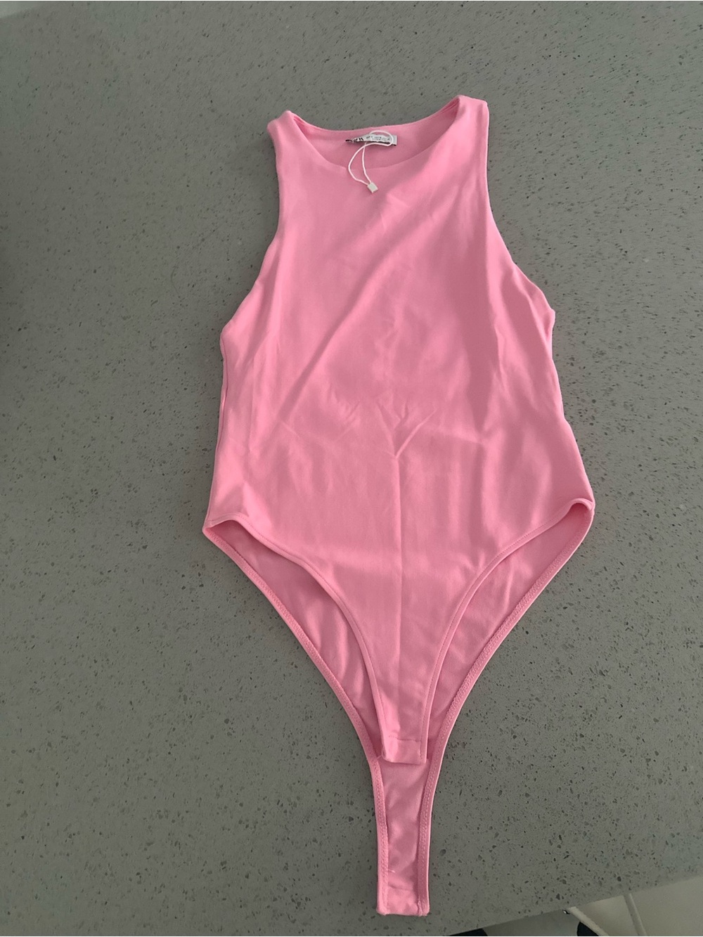 Zara Pink thong bodysuit